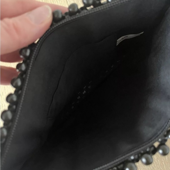 Magid black Bead Clutch Purse Bag Vintage *D26 - Picture 3 of 3